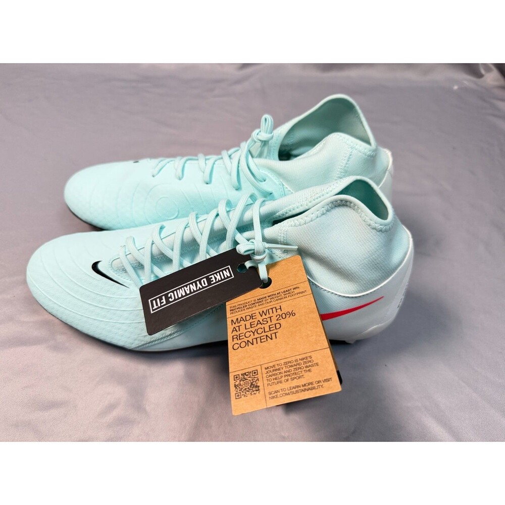 Nike Phantom Luna 2 Academy FG Soccer Cleats Light Blue FD6725-300 Size 13 NWT